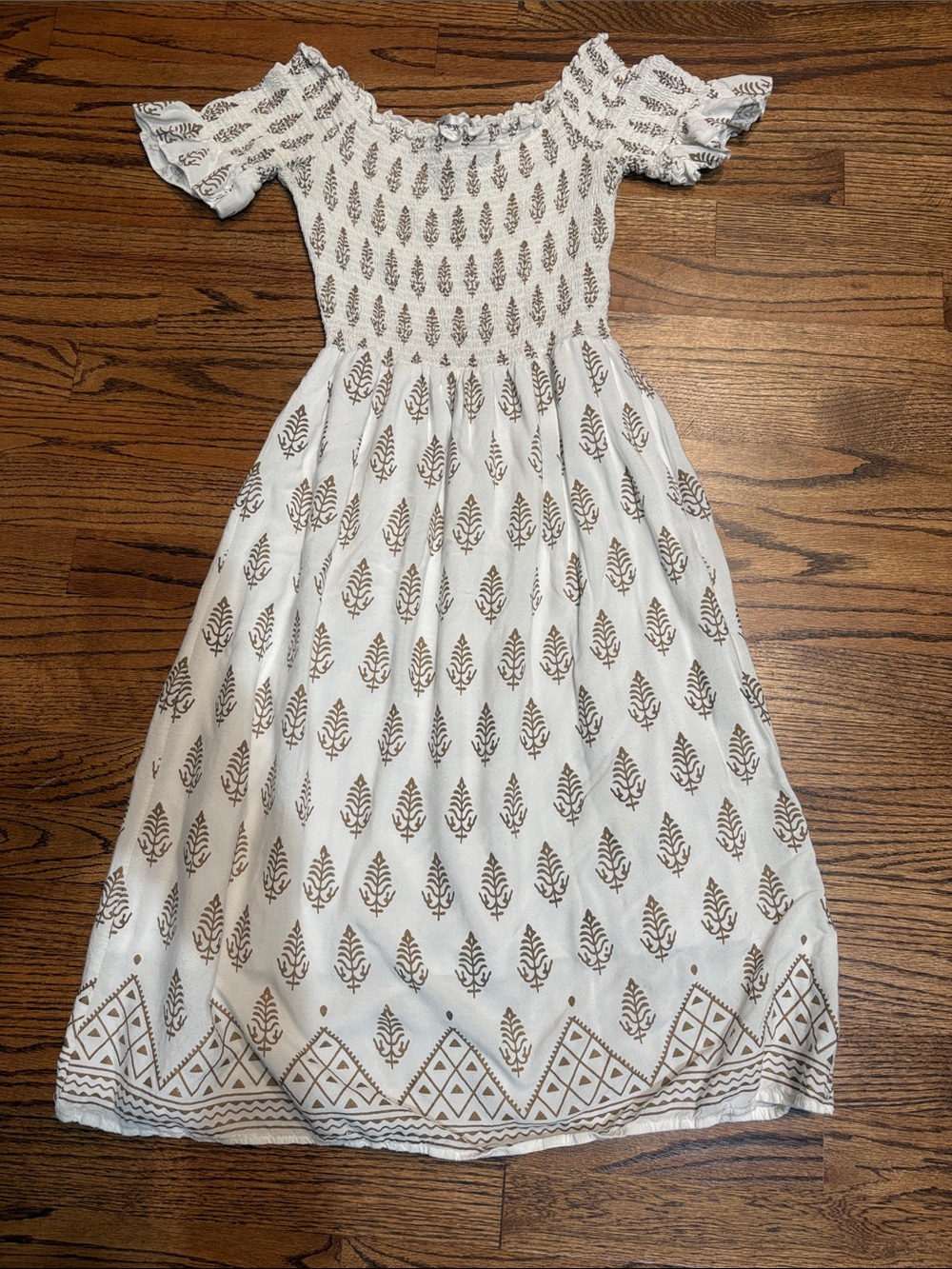 Lapogee smocked summer dress